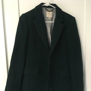 J.Crew Forest Green Peacoat